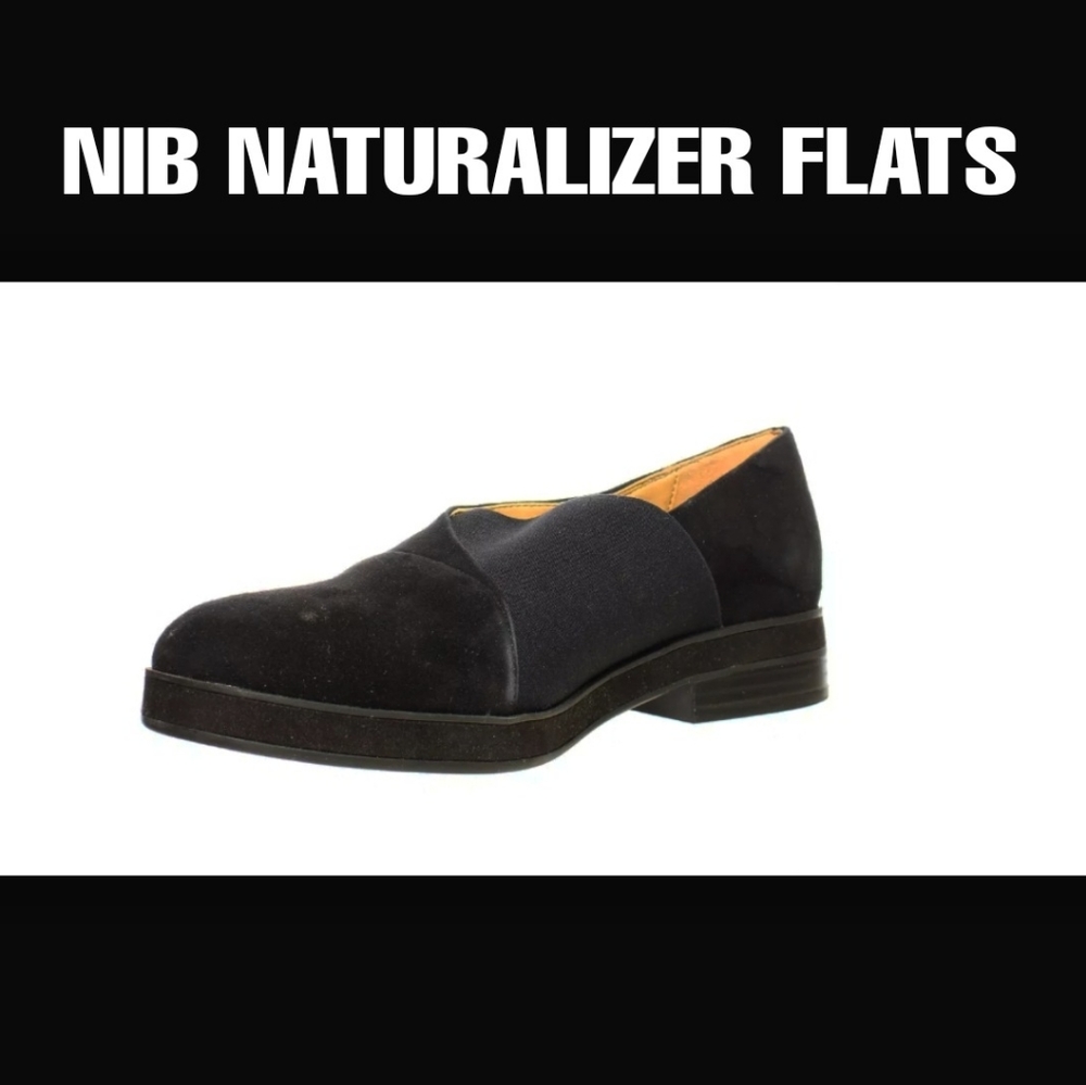 🎀CLEARANCE🎀 NIB NATURALIZER FLATS LOAFERS BLACK W7 Y5